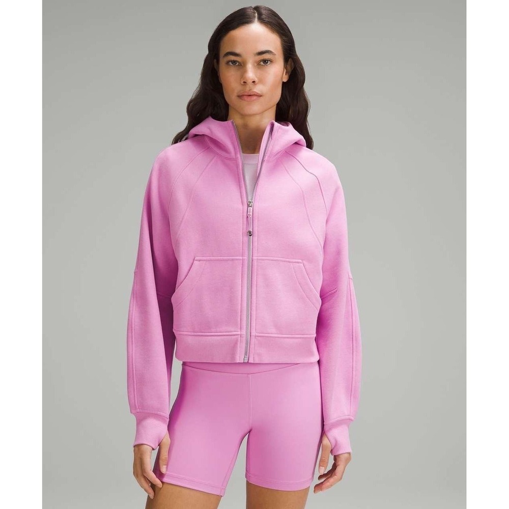 Lululemon Full Zip Scuba Hoodie Dahlia/Mauve/Pink XS/S MSRP $118 - Picture 1 of 9